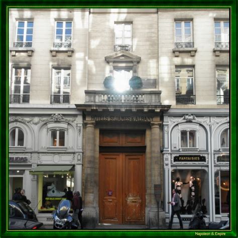 211 rue Saint Honoré Paris Adresse de Lebrun à Paris en 1802