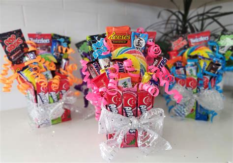 How to make a super easy $10 simple DIY Candy Bouquet - My Silly Squirts