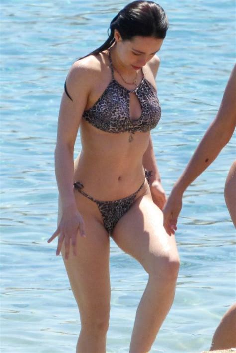 Aurora Ramazotti In Bikini At A Beach In Mykonos Hawtcelebs