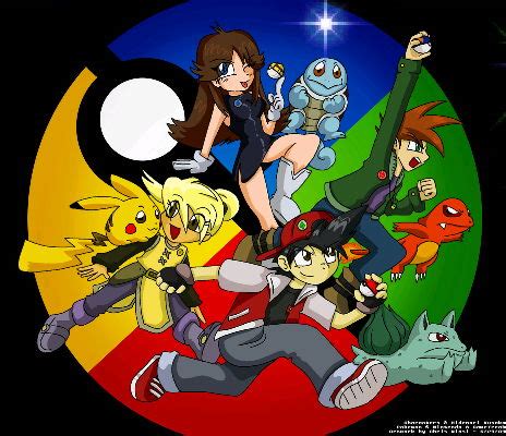 Red,Green,Blue,Yellow - Pokémon Adventures Photo (31062797) - Fanpop