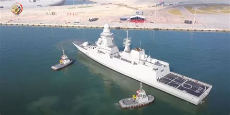 Egypt receives 1st FREMM Bergamini frigate dubbed 'Al Galala' - EgyptToday