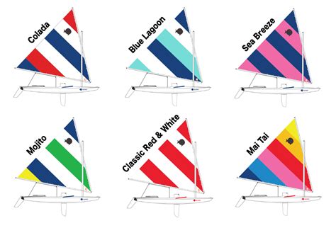 2017 Sunfish Sail Colors • Shoreline Sailboats