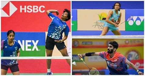 Badminton Asia Cships Sindhu Gayatri Treesa Prannoy Satwik Chirag