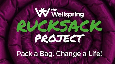 The Wellspring Rucksack Project 2022 Justgiving