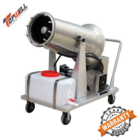 High Pressure Dust Suppression Water Mist Cannon System With 25L Water