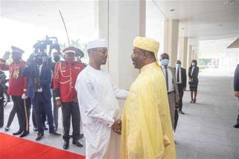 Visite De Mahamat Idriss Deby Itno Pr Sident De La R Publique Du Tchad