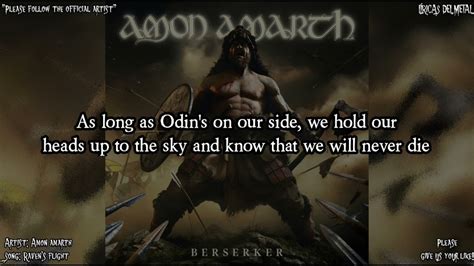 Amon Amarth Raven S Flight Lyrics On Screen Youtube