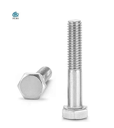 Stainless Steel Hexagon Head Bolts Half Thread Din M