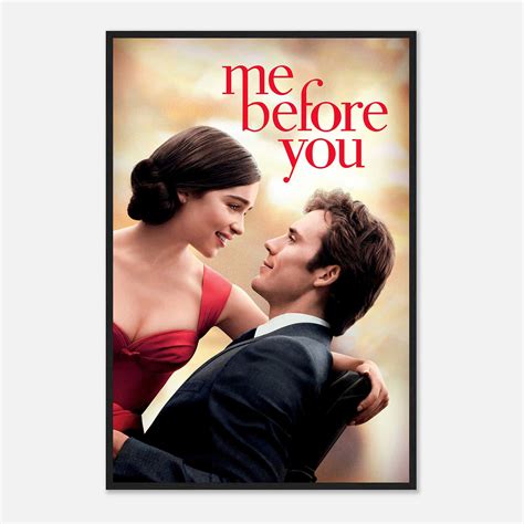 Me Before You Movie Poster Emilia Clarke Classic Vintage Movie Poster