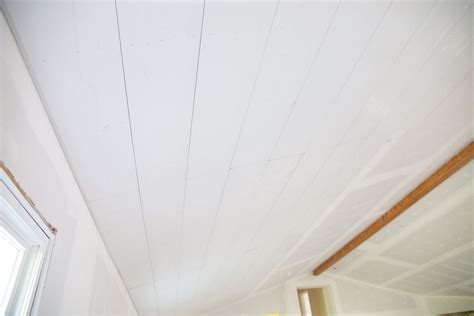 How To Shiplap Your Ceilings The Handemade Home Shiplap Tutorial