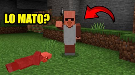 Este Aldeano De Minecraft Acaba De Matar A Otro Aldeano Que Miedo