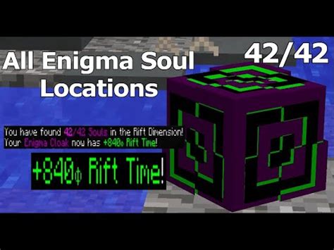 All 42 42 Enigma Soul Locations In The Rift Update In Hypixel Skyblock