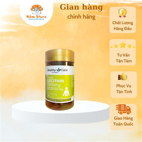 Viên Mầm Đậu Nành Healthy Care Super Lecithin 1200mg 100 Viên Chính Hãng Shopee Việt Nam