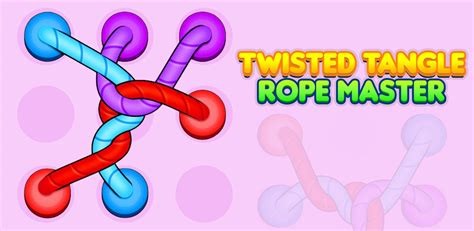 Twisted Tangle Rope Master Twisted Rope Sorting Tangle Master