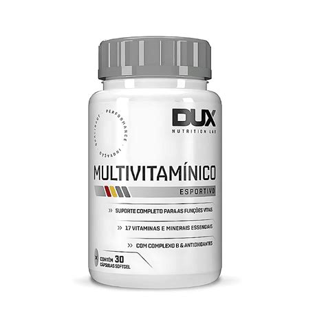 Multivitamínico Completo Dux Nutrition Saúde e Bem Estar Diários RR