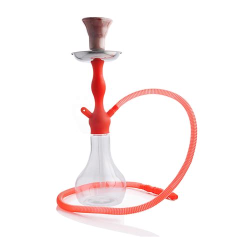 Dropshipping 13 4 Inch Glass Vase Tong With One Hose Hookah For Shisha And Water Bong From