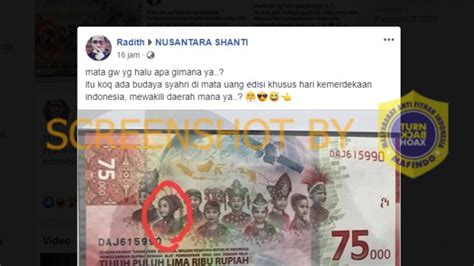 Cek Fakta Benarkah Uang Pecahan Rp Yang Baru Dirilis Bergambar