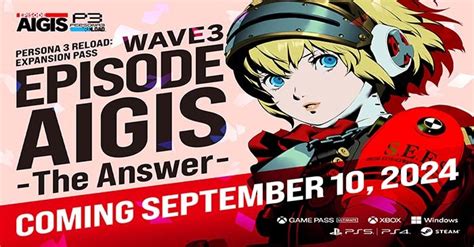 Persona 3 Reload Expansion Pass Wave 3 Episode Aigis วางจำหนายวน