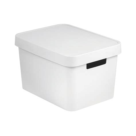 Caja Con Tapa Infinity Blanco 36 X 27 X 14 Cm CURVER