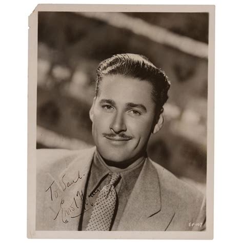 Errol Flynn Signed Photograph