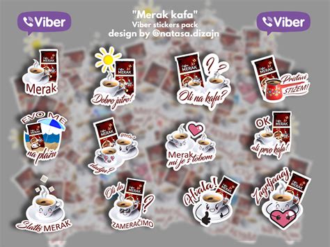 Viber stickers pack by Nataša Ilić on Dribbble