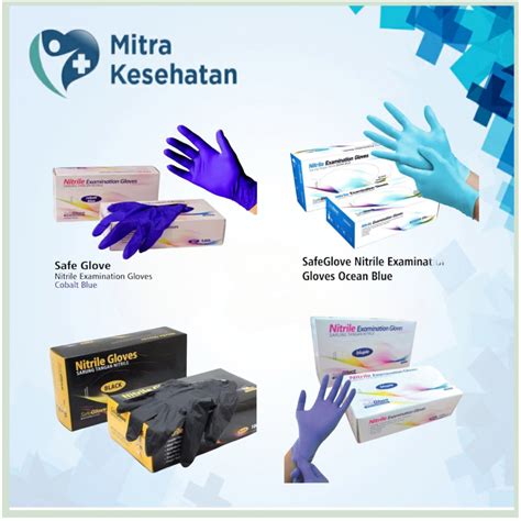 Jual Safeglove Sarung Tangan Nitrile Safegloves Nitril Per Pcs