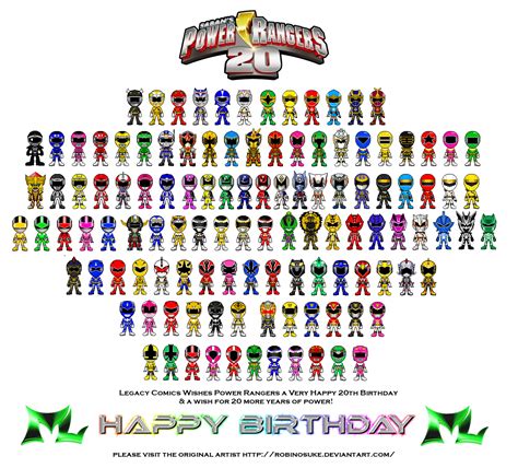 Power Rangers Celebrates 20 Years! - Morphin' Legacy