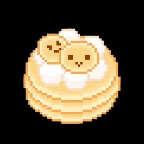 Cute Pancakes Pixel Art Templates Pancake Art Art Template