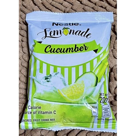 Nestle Cucumber Lemonade Powder Mix Fruit Drink G Shopee Philippines