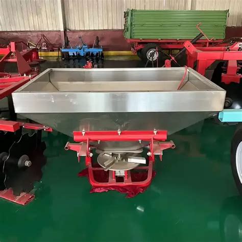 Best 1500L Tractor Mounted Stainless Steel Double Disc Fertilizer