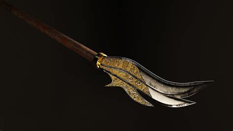 Payam Yekdel Samurai Naginata 3d Model