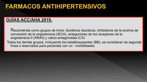 Farmacos Antihipertensivos Pptx