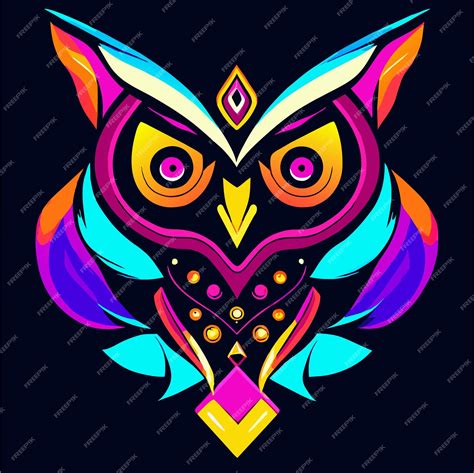 Premium Vector | Dramatic owl element shadows crafting visual narratives