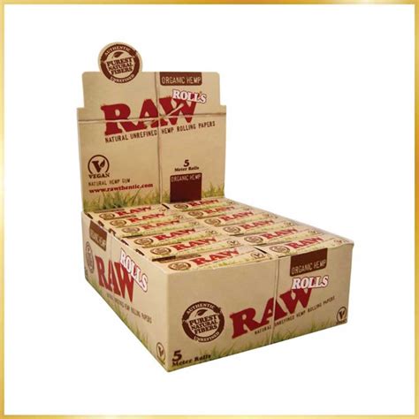 Feuilles à rouler RAW Organic Hemp King Size Slim Rolls