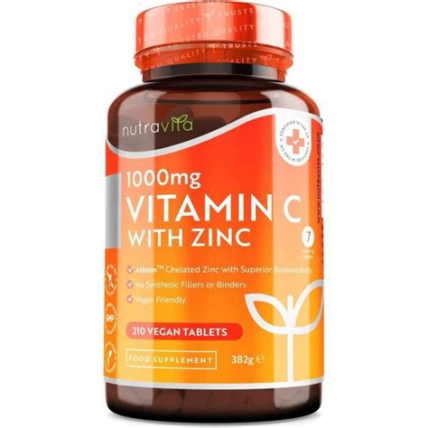 Vitamine C Mg Et Zinc Mg Comprim S V Gan Meilleure