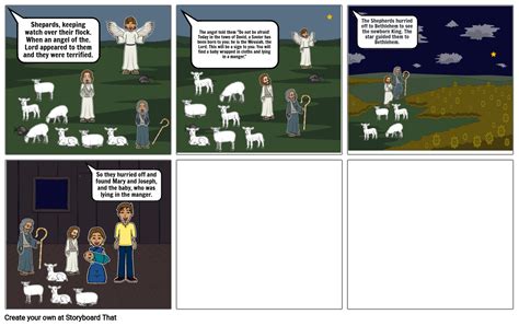 The Birth of Jesus Storyboard by 6796c6af