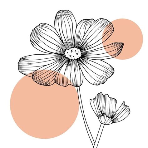 Hand Drawn Flat Design Simple Flower Out Free Vector Freepik