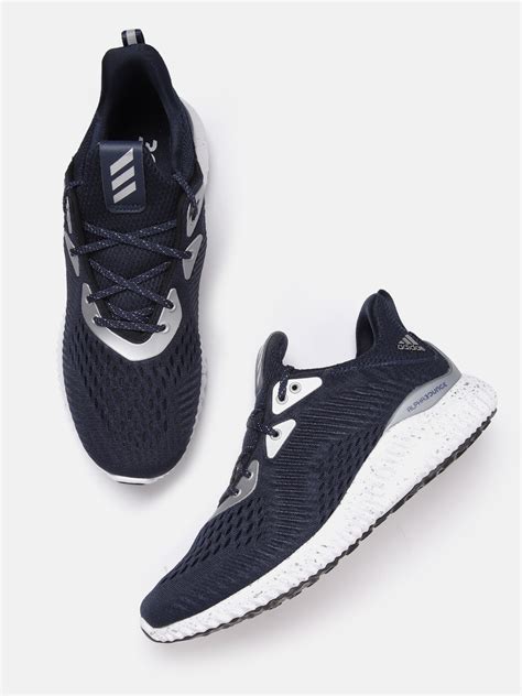 Buy Adidas Men Navy Blue Woven Design Alphabounce 1 Running Shoes Sports Shoes For Men