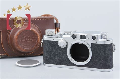 中古Leica ライカ IIIf ブラックダイヤル セルフタイマー無し レンジファインダーフィルムカメラ 中古カメラフィルムカメラを