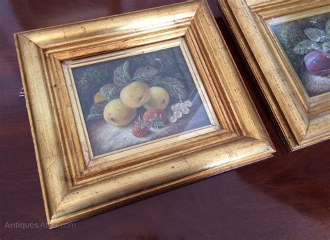 Antiques Atlas Pair Still Life Oil Paintings By Oliver Clare