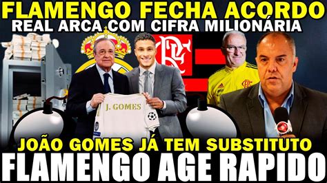 ASSINOU ACORDO FECHADO R 160 MILHÕES FLAMENGO AGE RAPIDO E JÁ TEM