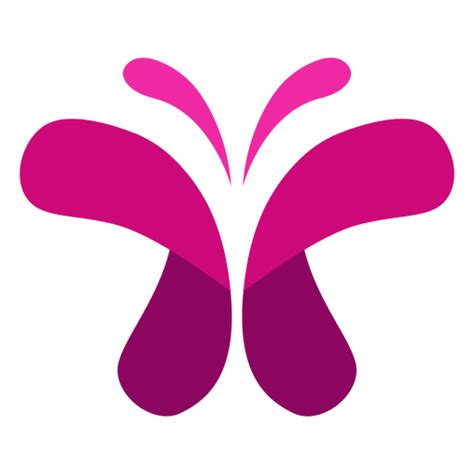 Diseño Png Y Svg De Icono De Mariposa Rosa Para Camisetas