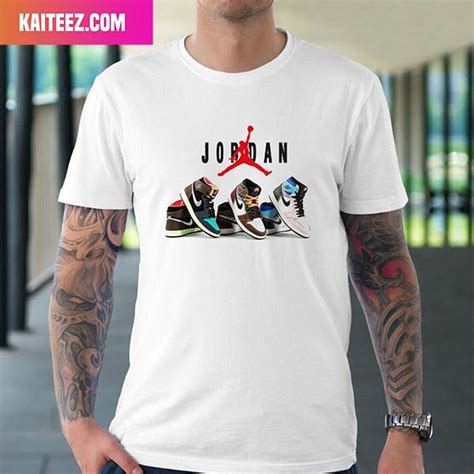 Nike Air Jordan 1 Colorway Fan Gifts T Shirt Kaiteez