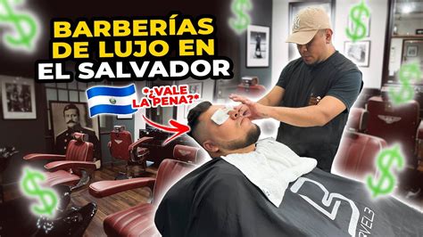 ASI SON las BARBERÍAS LUJOSAS en EL SALVADOR son caras YouTube