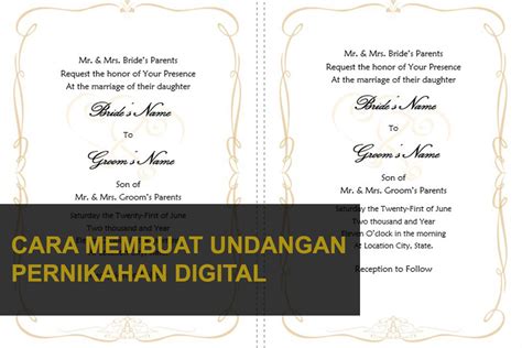 Cara Membuat Undangan Pernikahan Digital Jagoan Kode