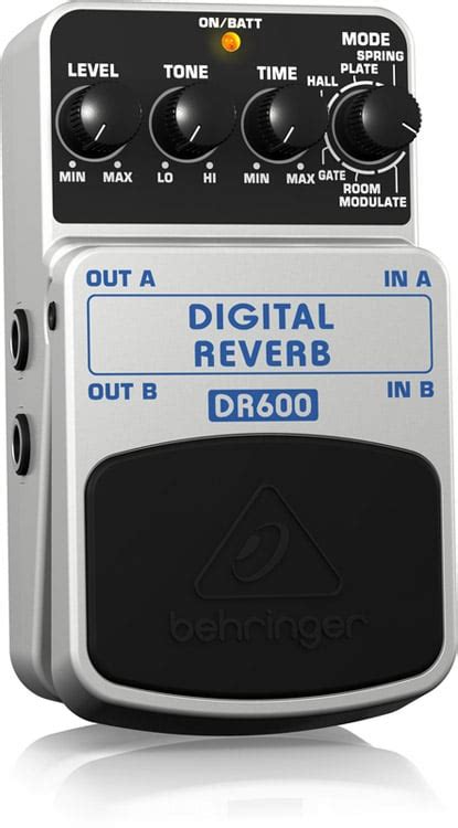 Behringer Dr600 Digital Reverb Effects Pedal