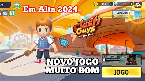 TESTEI O NOVO JOGO MAIS EM ALTA DE 2024 CLASH GUYS HIT THE BALL