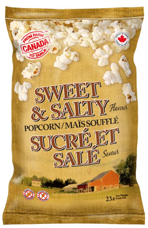 Sweet And Salty Popcorn 23 G Golden Horseshoe Wholesale Ice Cream