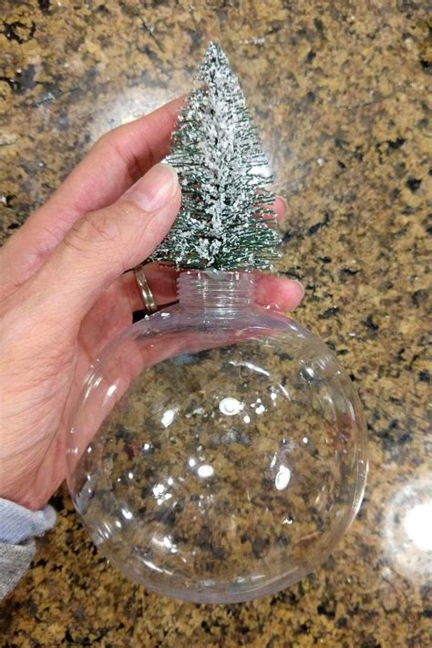 Dollar Tree Christmas Snow Globe Ornament Sunshine And Munchkins