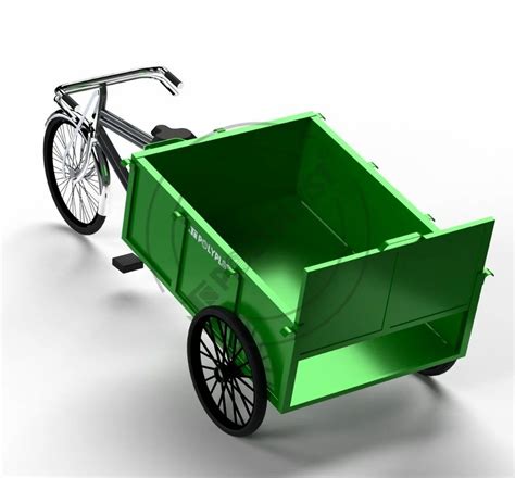 Green Open Top Garbage Cycle Rickshaw At Rs 16000 In Chhibramau ID